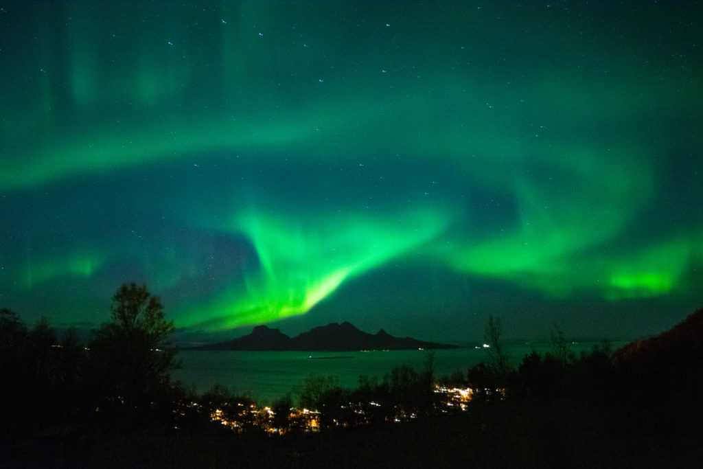 zorza polarna, bodø