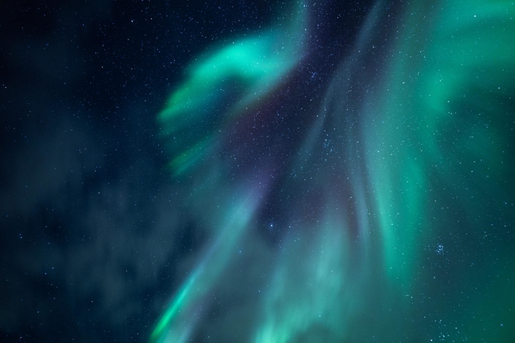 zorza polarna, Tromsø, norwegia, northern lights